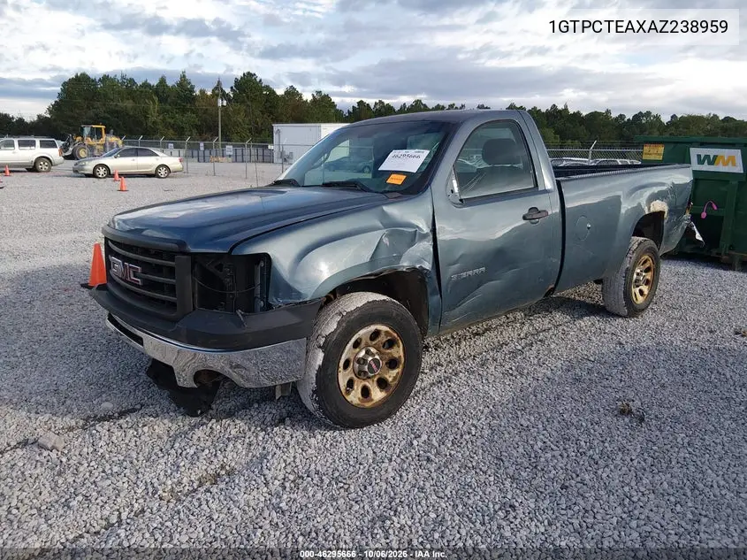 2010 GMC SIERRA VIN 1GTPCTEAXAZ238959 — фото 2