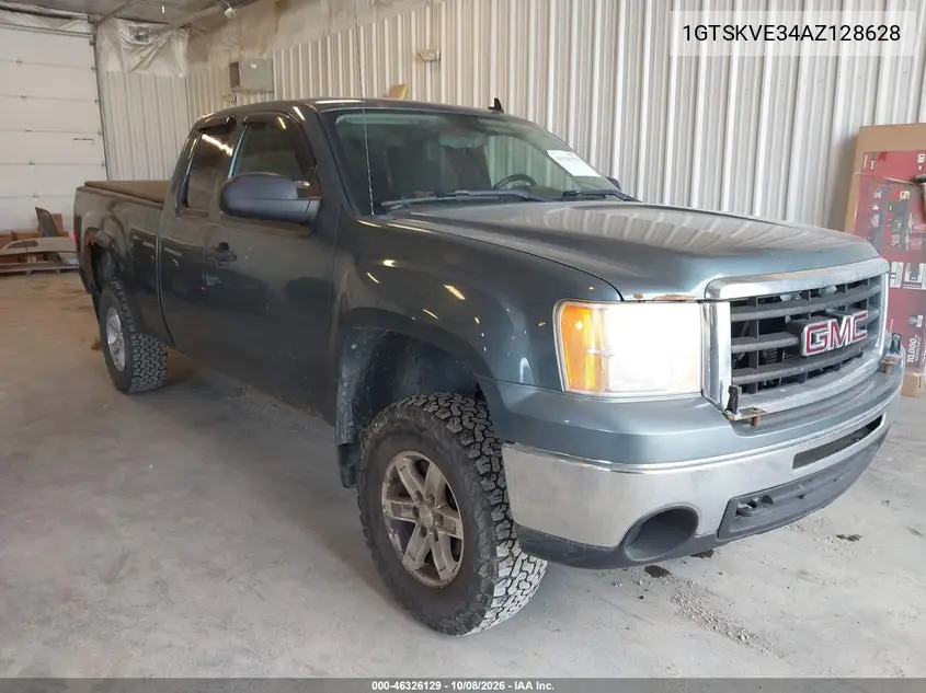 GMC SIERRA 2010, VIN 1GTSKVE34AZ128628
