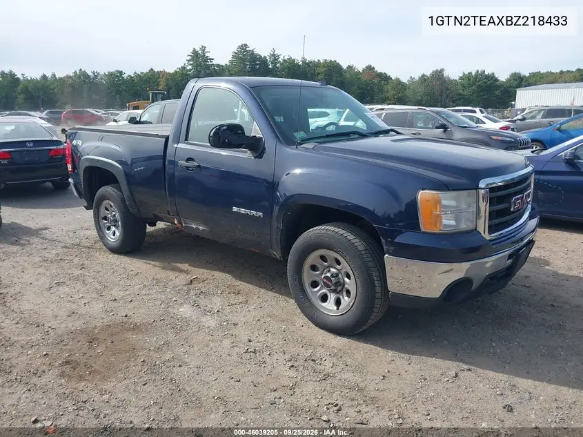 2011 GMC SIERRA VIN 1GTN2TEAXBZ218433 — фото 2