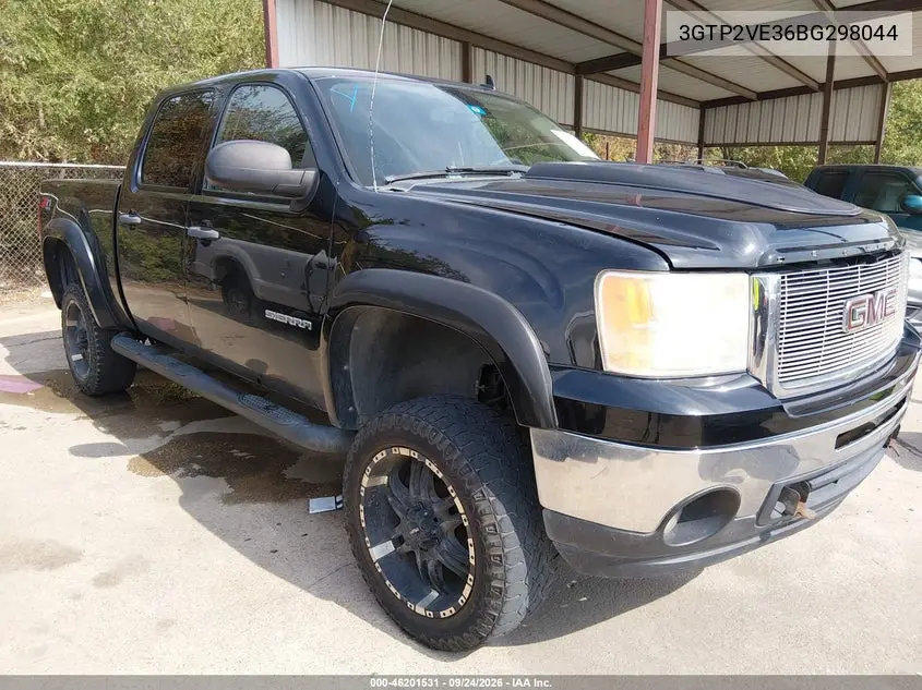 GMC SIERRA 2011, VIN 3GTP2VE36BG298044