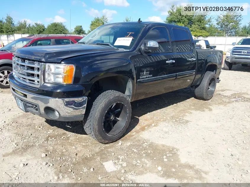 2011 GMC SIERRA VIN 3GTP1VE02BG346776 — фото 2