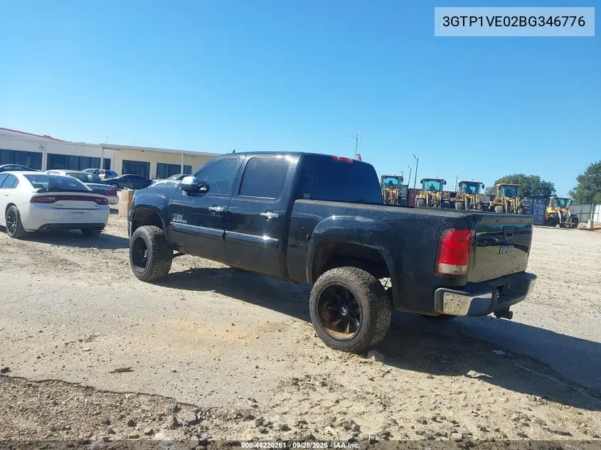 2011 GMC SIERRA VIN 3GTP1VE02BG346776 — фото 3