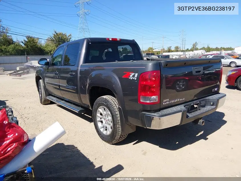 2011 GMC SIERRA VIN 3GTP2VE36BG238197 — фото 3