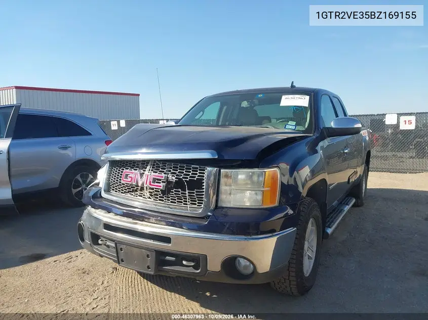 2011 GMC SIERRA VIN 1GTR2VE35BZ169155 — фото 2