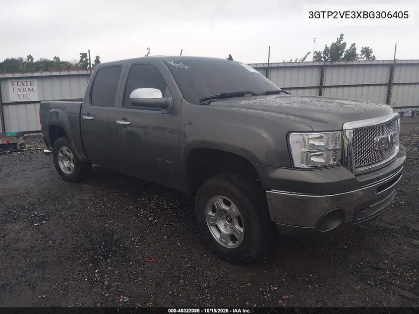 GMC SIERRA 2011, VIN 3GTP2VE3XBG306405