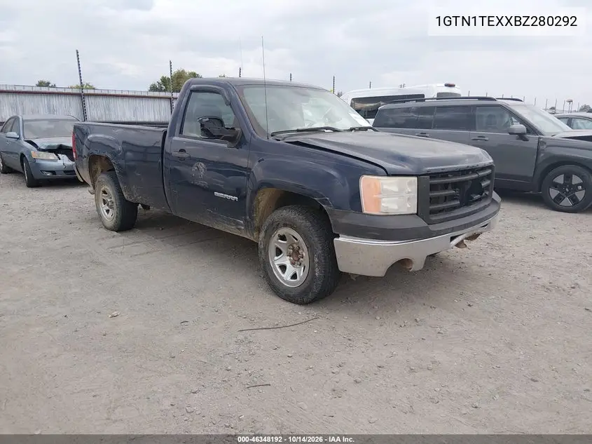 GMC SIERRA 2011, VIN 1GTN1TEXXBZ280292