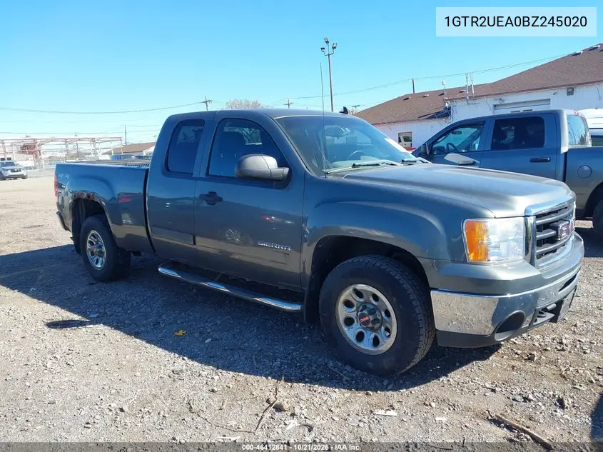 GMC SIERRA 2011, VIN 1GTR2UEA0BZ245020