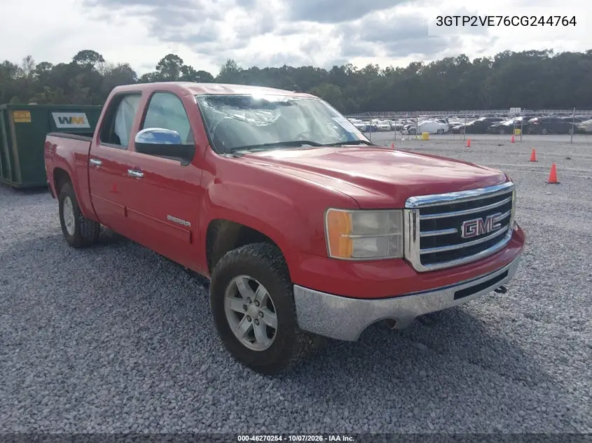 GMC SIERRA 2012, VIN 3GTP2VE76CG244764