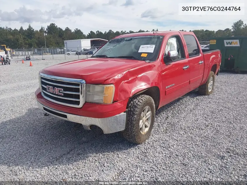 2012 GMC SIERRA VIN 3GTP2VE76CG244764 — фото 2