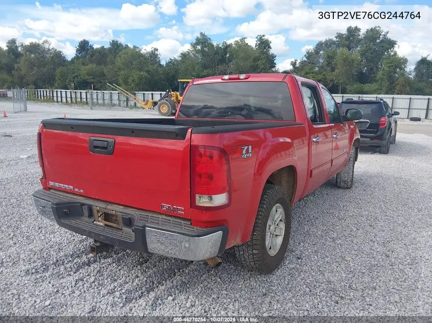 2012 GMC SIERRA VIN 3GTP2VE76CG244764 — фото 4