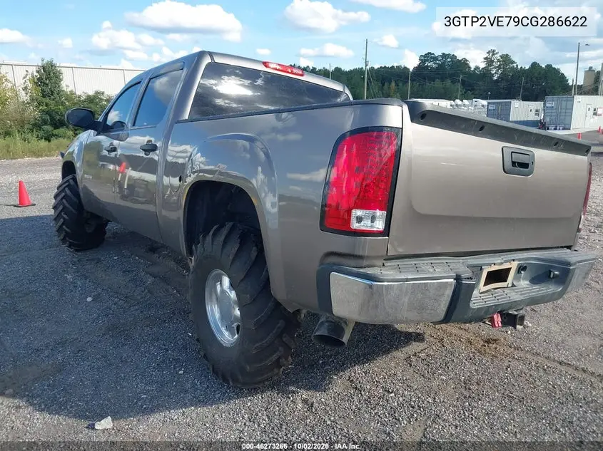 2012 GMC SIERRA VIN 3GTP2VE79CG286622 — фото 3