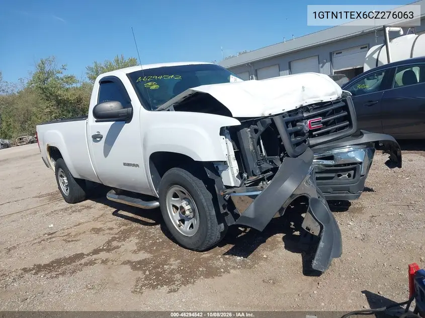 GMC SIERRA 2012, VIN 1GTN1TEX6CZ276063