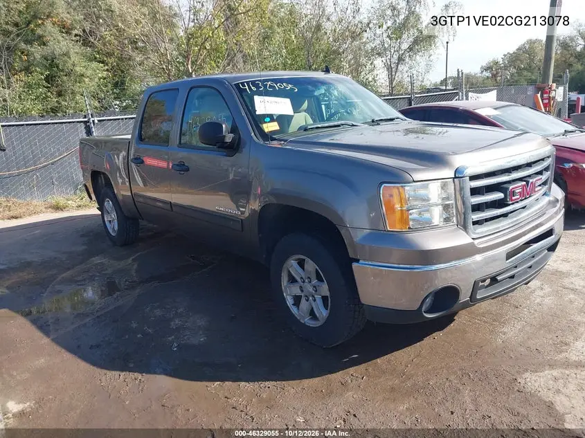GMC SIERRA 2012, VIN 3GTP1VE02CG213078