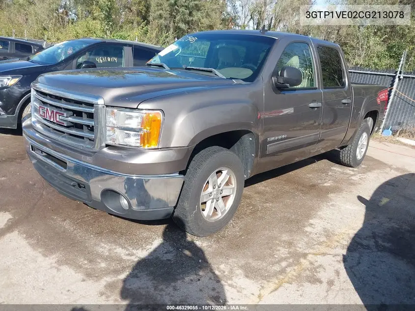 2012 GMC SIERRA VIN 3GTP1VE02CG213078 — фото 2