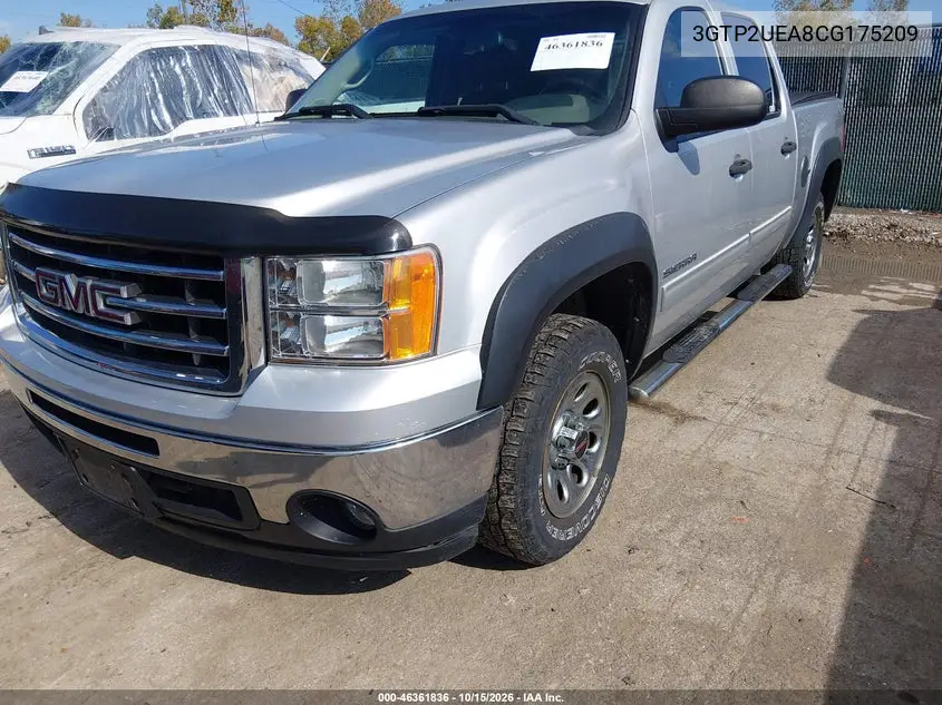 2012 GMC SIERRA VIN 3GTP2UEA8CG175209 — фото 6