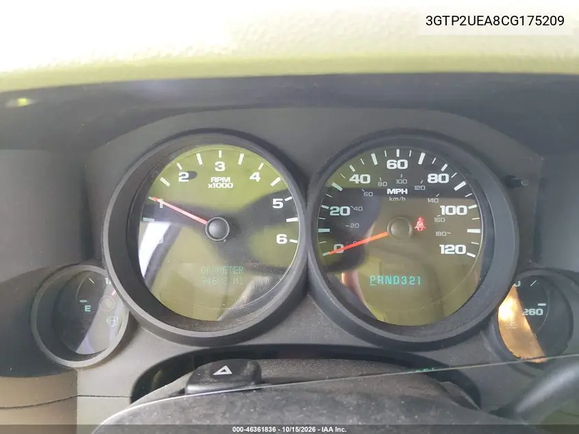 2012 GMC SIERRA VIN 3GTP2UEA8CG175209 — фото 7
