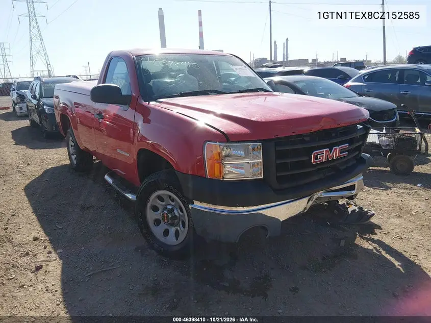 GMC SIERRA 2012, VIN 1GTN1TEX8CZ152585