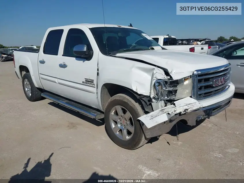 GMC SIERRA 2012, VIN 3GTP1VE06CG255429