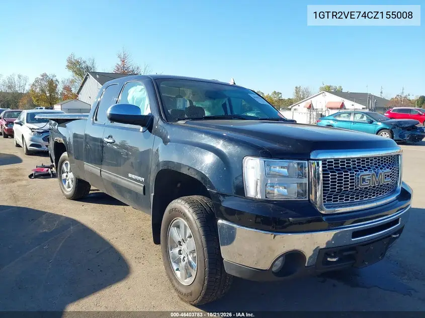 GMC SIERRA 2012, VIN 1GTR2VE74CZ155008