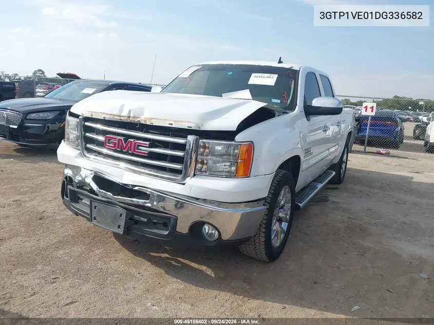 2013 GMC SIERRA VIN 3GTP1VE01DG336582 — фото 2