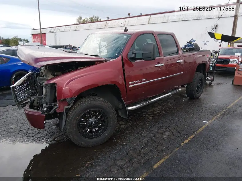2013 GMC SIERRA VIN 1GT125E82DF117558 — фото 2