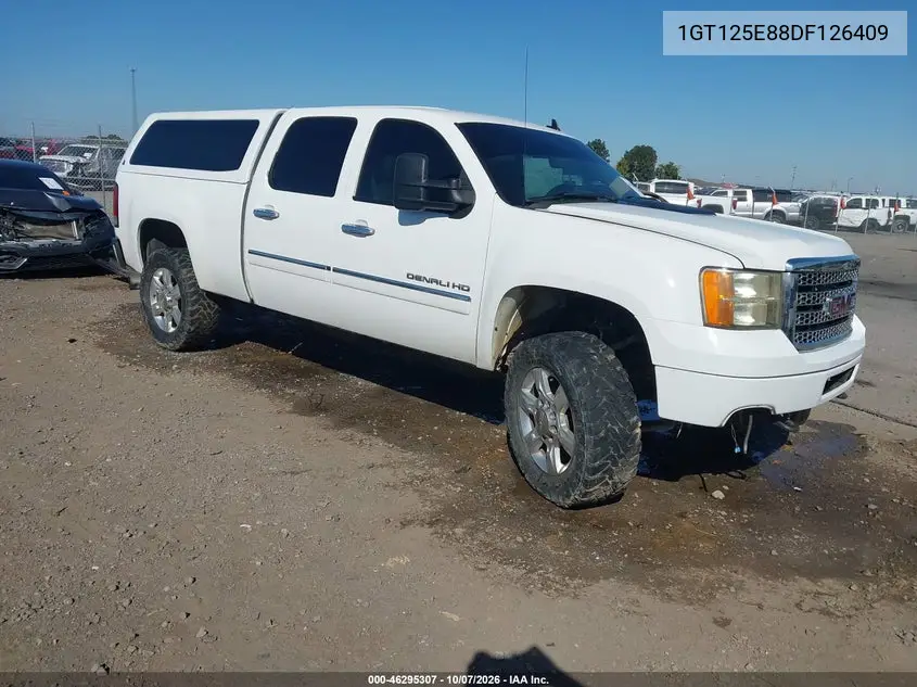 GMC SIERRA 2013, VIN 1GT125E88DF126409