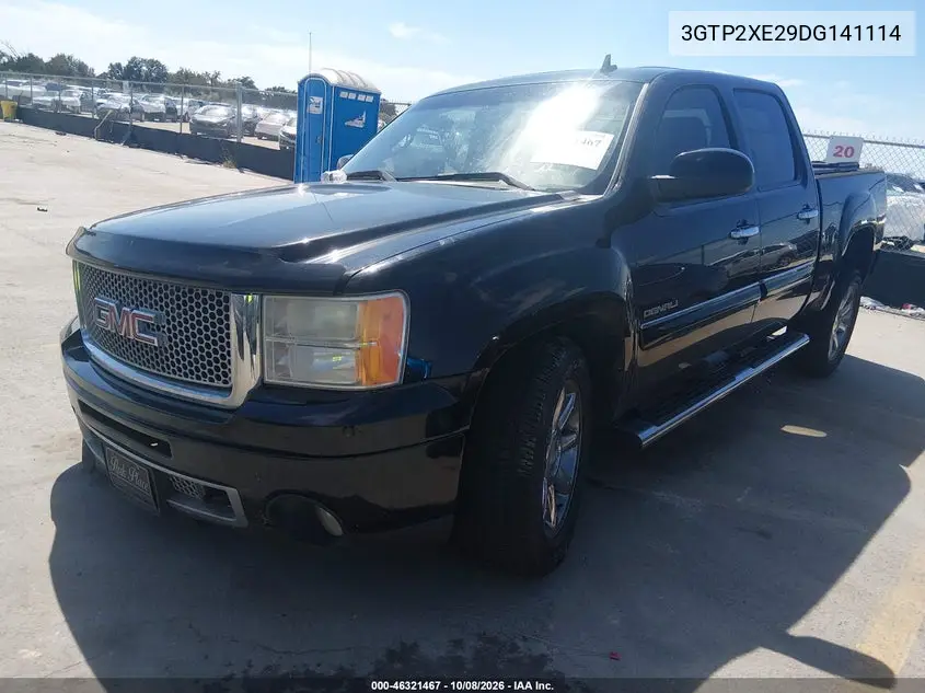 2013 GMC SIERRA VIN 3GTP2XE29DG141114 — фото 2