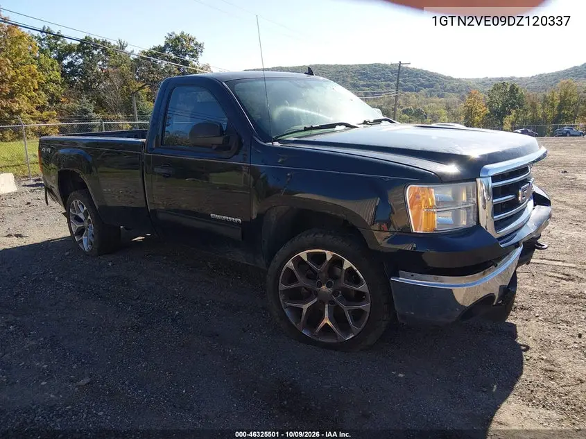 GMC SIERRA 2013, VIN 1GTN2VE09DZ120337