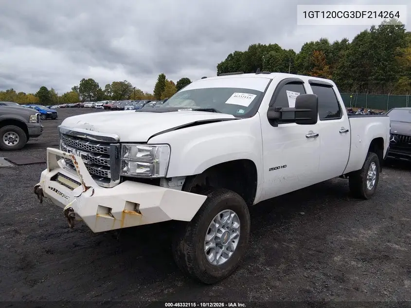 2013 GMC SIERRA VIN 1GT120CG3DF214264 — фото 2