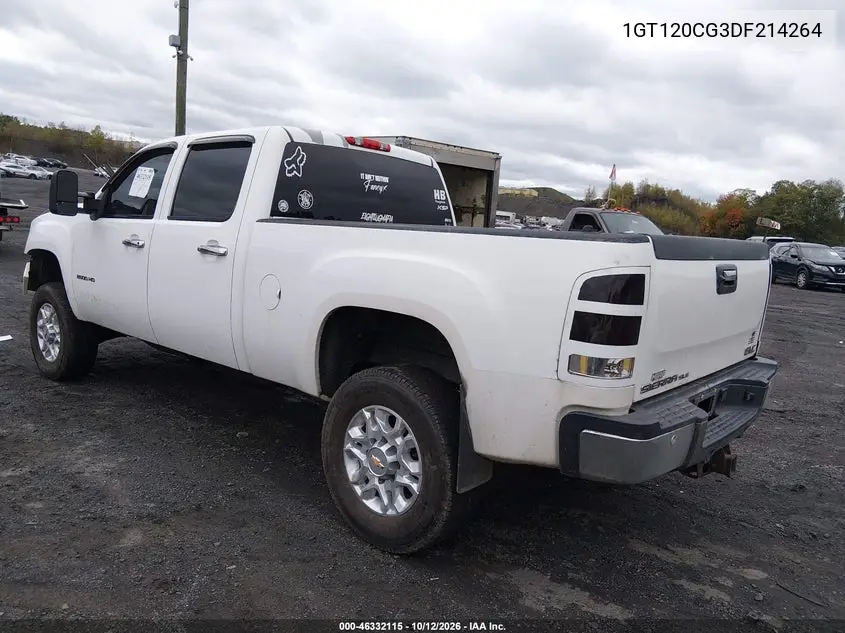 2013 GMC SIERRA VIN 1GT120CG3DF214264 — фото 3
