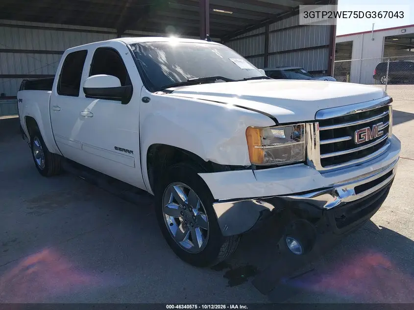GMC SIERRA 2013, VIN 3GTP2WE75DG367043