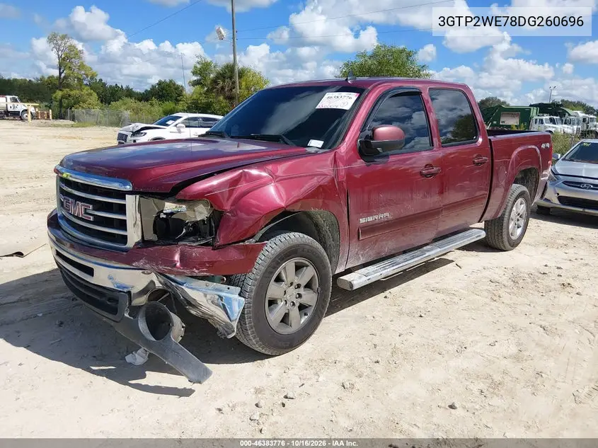 2013 GMC SIERRA VIN 3GTP2WE78DG260696 — фото 2