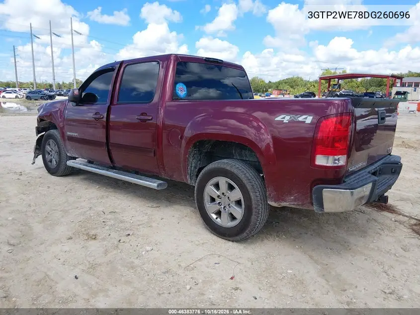 2013 GMC SIERRA VIN 3GTP2WE78DG260696 — фото 3