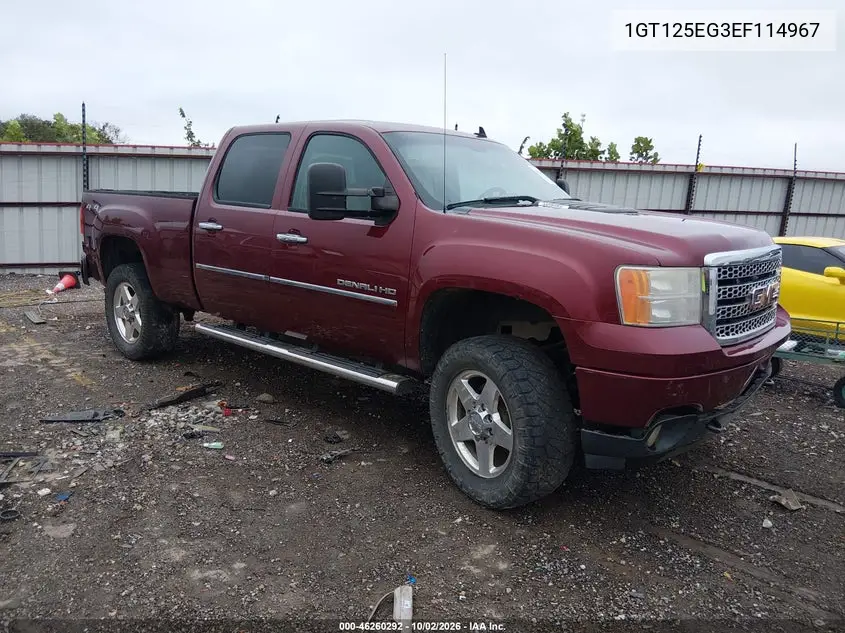 GMC SIERRA 2014, VIN 1GT125EG3EF114967