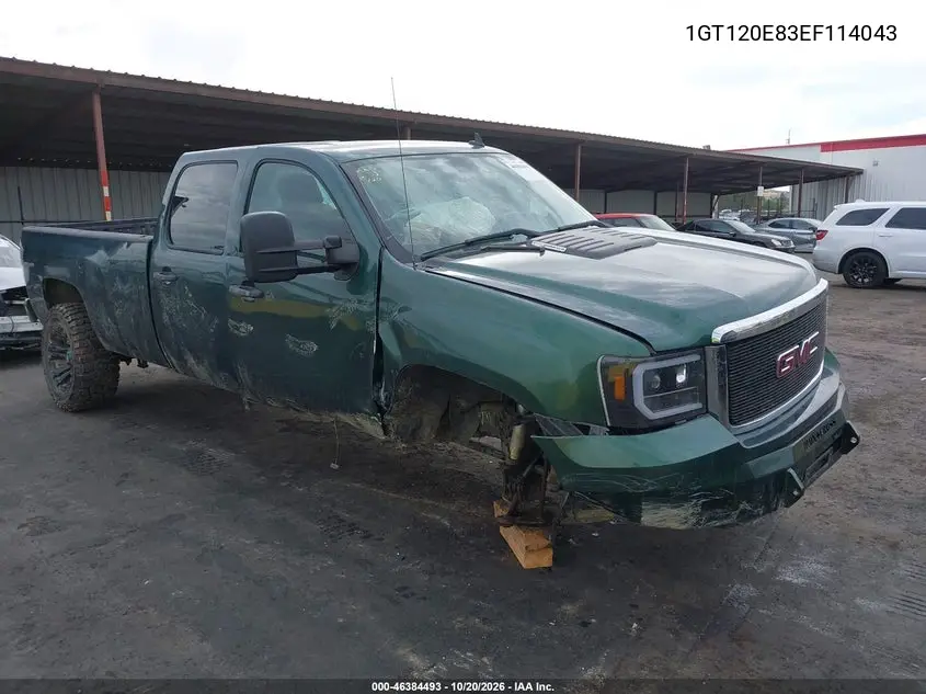 GMC SIERRA 2014, VIN 1GT120E83EF114043