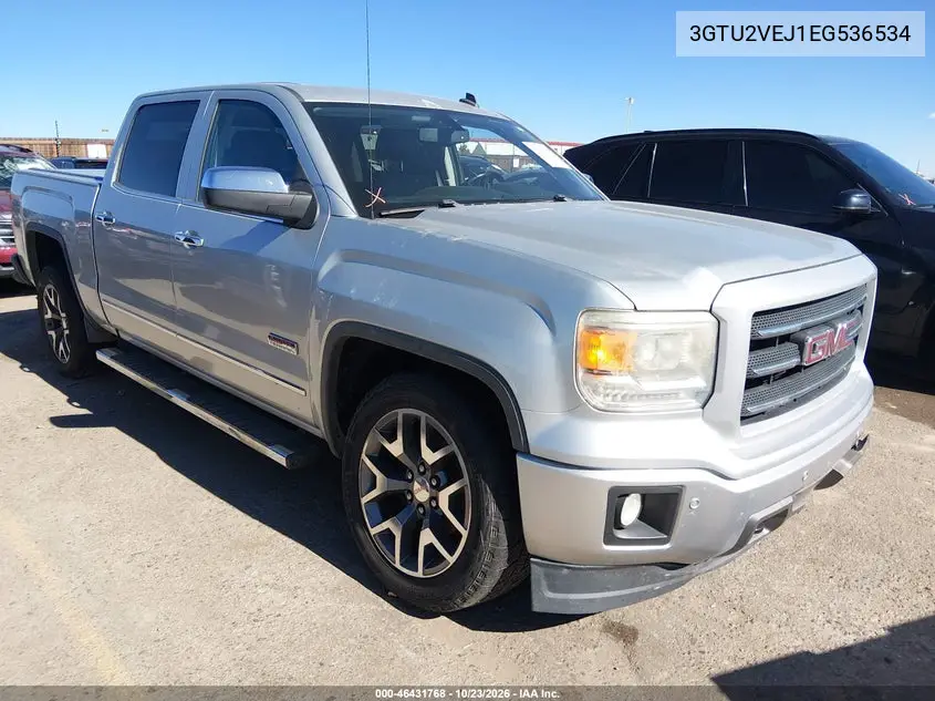 GMC SIERRA 2014, VIN 3GTU2VEJ1EG536534