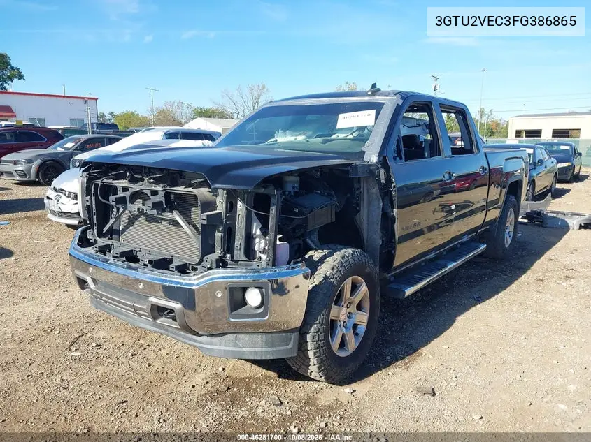 2015 GMC SIERRA VIN 3GTU2VEC3FG386865 — фото 2