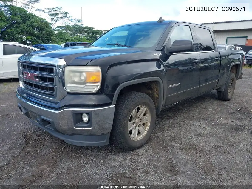 2015 GMC SIERRA VIN 3GTU2UEC7FG390671 — фото 2