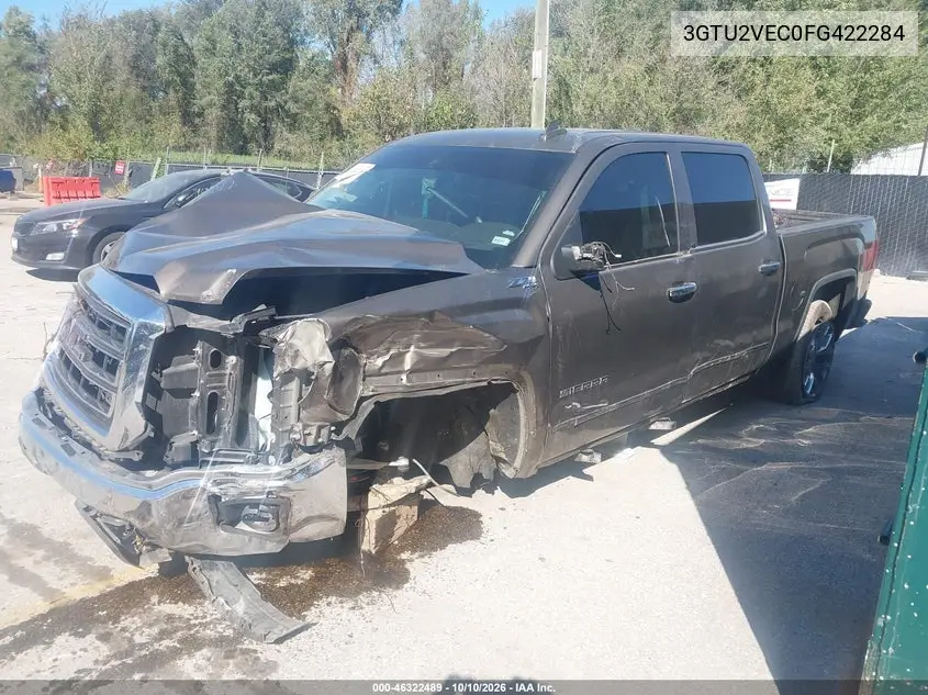 2015 GMC SIERRA VIN 3GTU2VEC0FG422284 — фото 2