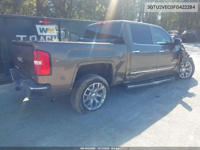 2015 GMC SIERRA VIN 3GTU2VEC0FG422284 — фото 4