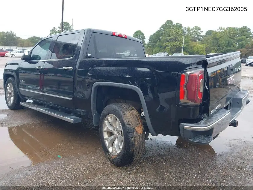 2016 GMC SIERRA VIN 3GTP1NEC7GG362005 — фото 3