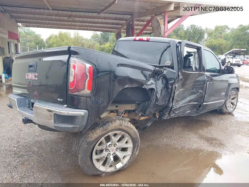 2016 GMC SIERRA VIN 3GTP1NEC7GG362005 — фото 4