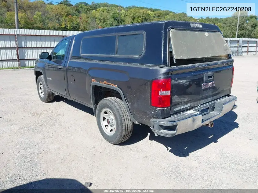 2016 GMC SIERRA VIN 1GTN2LEC2GZ240208 — фото 3