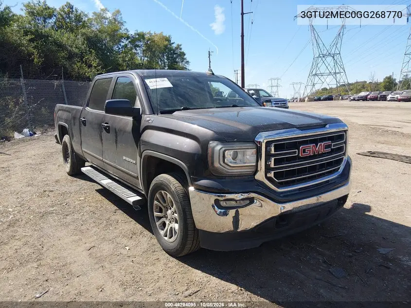 GMC SIERRA 2016, VIN 3GTU2MEC0GG268770