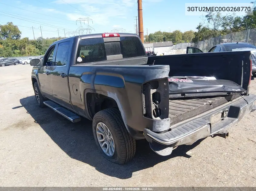 2016 GMC SIERRA VIN 3GTU2MEC0GG268770 — фото 3