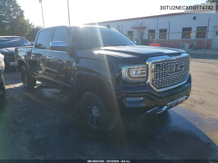 GMC SIERRA 2016, VIN 3GTU2NECXGG174742