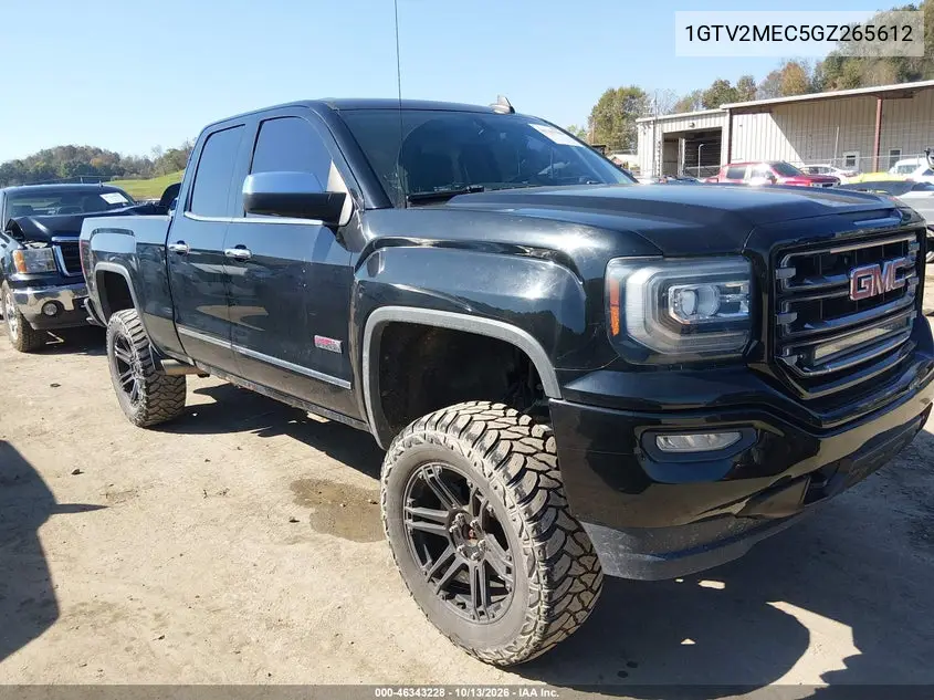 GMC SIERRA 2016, VIN 1GTV2MEC5GZ265612