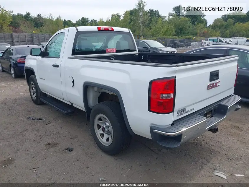 2017 GMC SIERRA VIN 1GTN2LEC6HZ178099 — фото 3