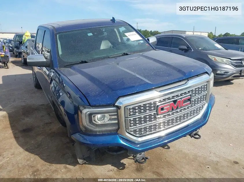 GMC SIERRA 2017, VIN 3GTU2PEC1HG187196