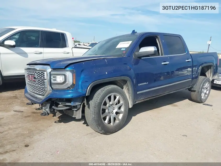 2017 GMC SIERRA VIN 3GTU2PEC1HG187196 — фото 2